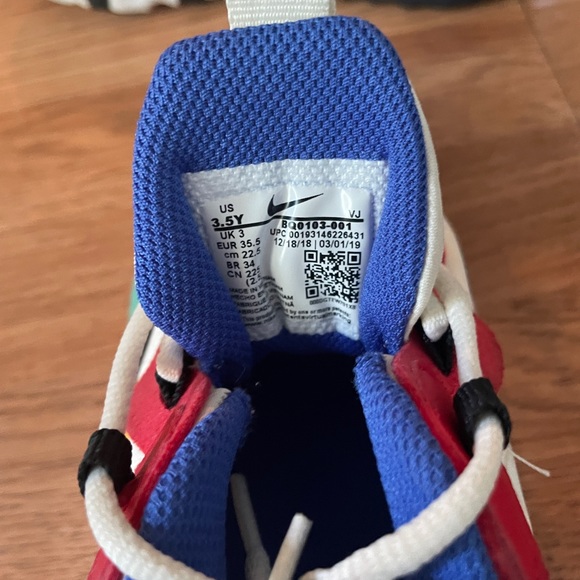 COPY - Nike air 7c react multi color sz3.5Y - Picture 4 of 7